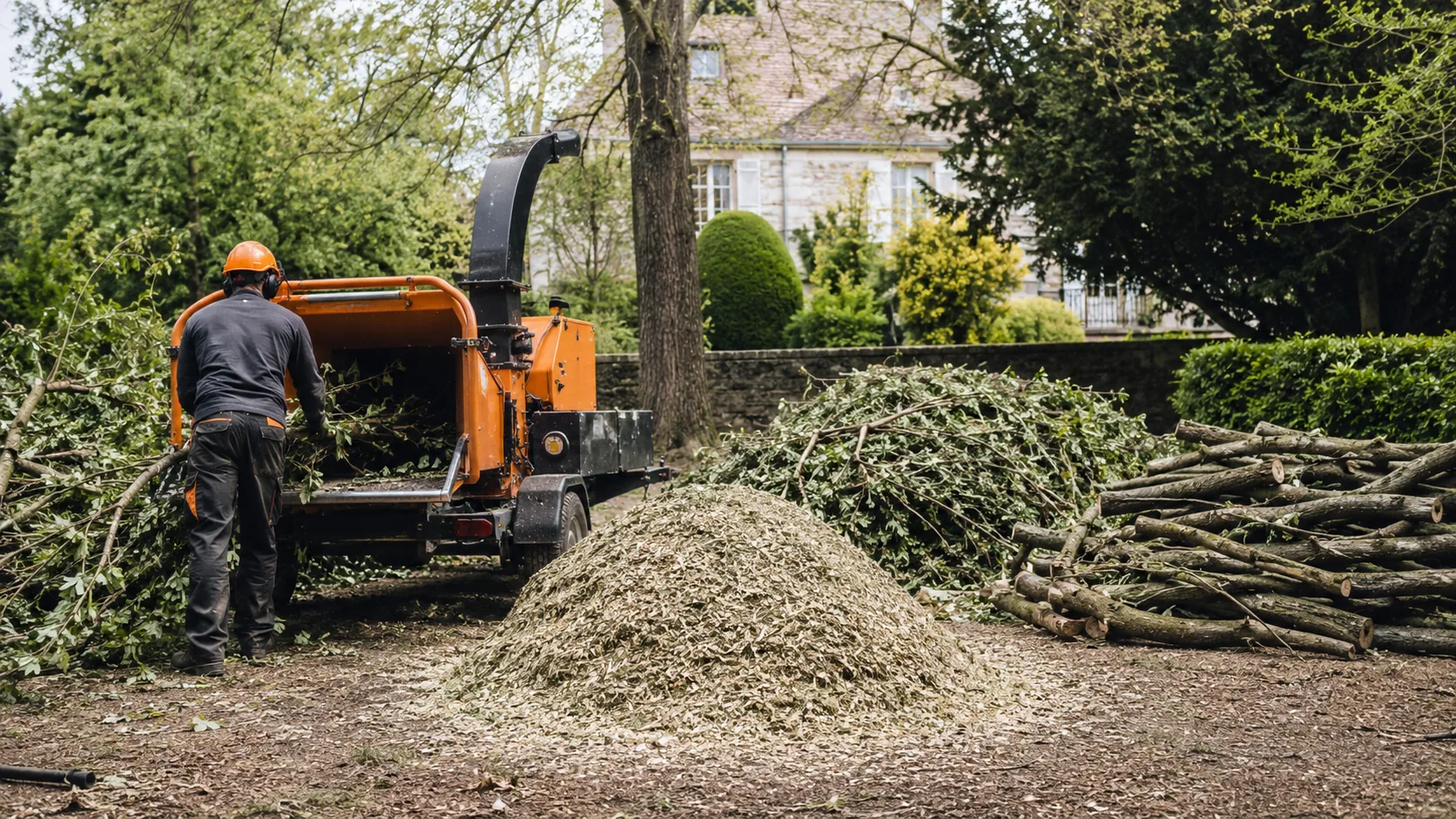 Broyage et fin de chantier